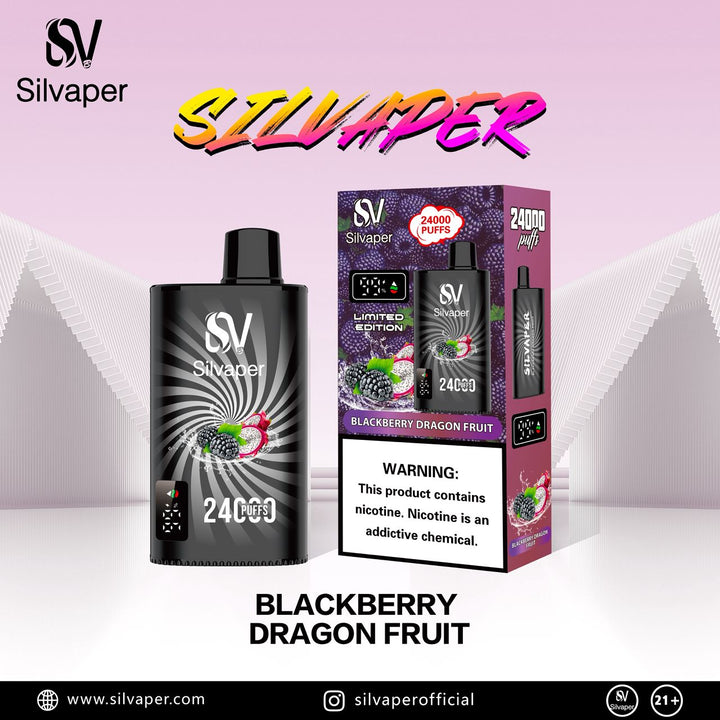 SILVAPER 24000 PUFFS DISPOSABLE VAPE 20mg