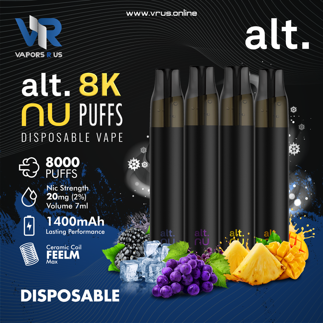 ALT. NU Single Use 8000 Puffs 20mg