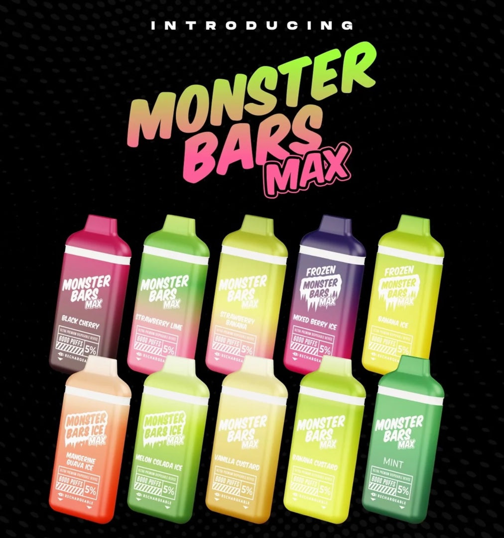 monster bars vape Monster Bars Max 6000 Puffs