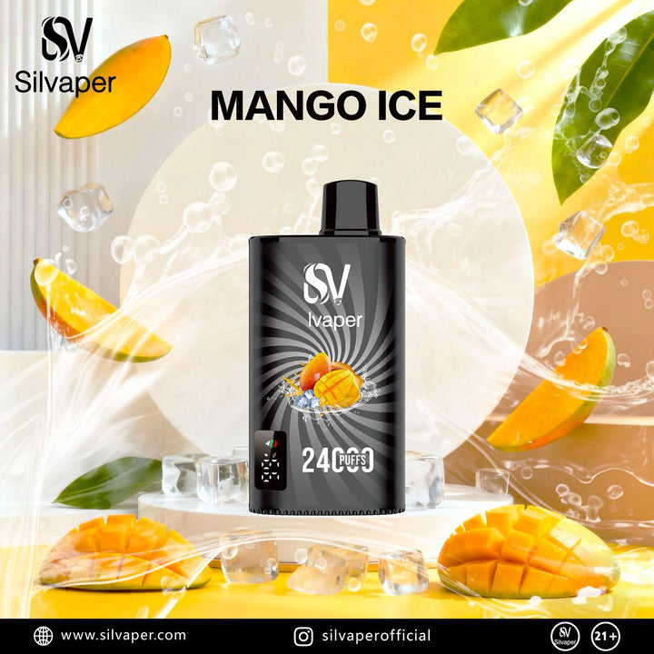 SILVAPER 24000 PUFFS DISPOSABLE VAPE 20mg