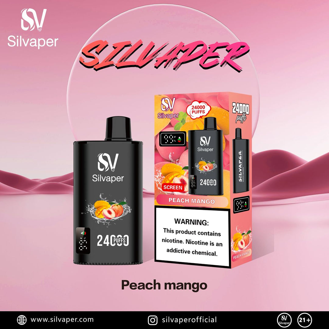 SILVAPER 24000 PUFFS DISPOSABLE VAPE 20mg