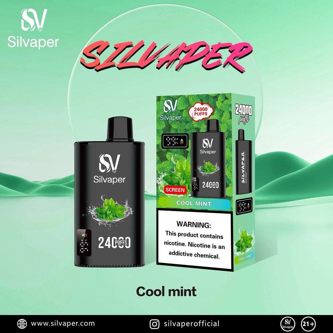 SILVAPER 24000 PUFFS DISPOSABLE VAPE 20mg