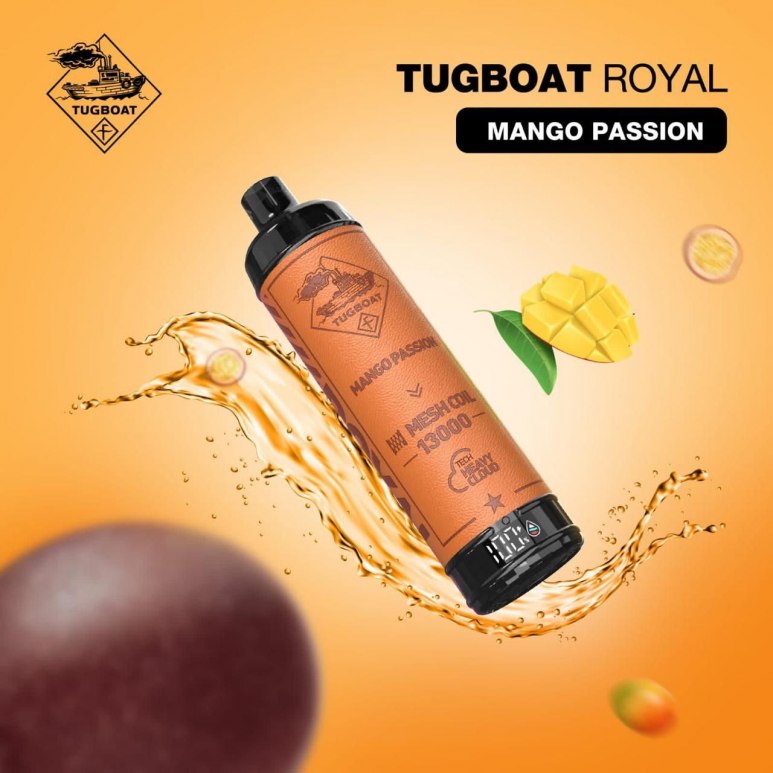 TUGBOAT - Royal DTL 13000 Disposable POD (5MG - FREEBASE)