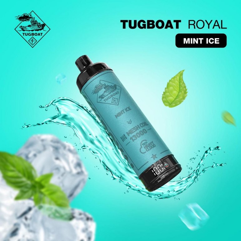 TUGBOAT - Royal DTL 13000 Disposable POD (5MG - FREEBASE)