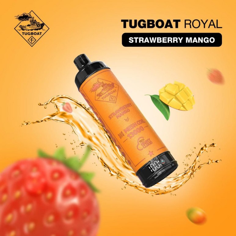 TUGBOAT - Royal DTL 13000 Disposable POD (5MG - FREEBASE)