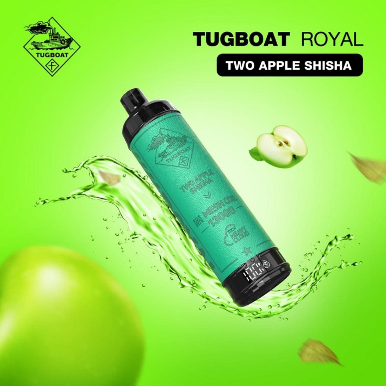 TUGBOAT - Royal DTL 13000 Disposable POD (5MG - FREEBASE)