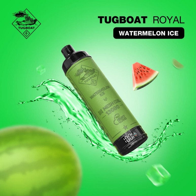 TUGBOAT - Royal DTL 13000 Disposable POD (5MG - FREEBASE)