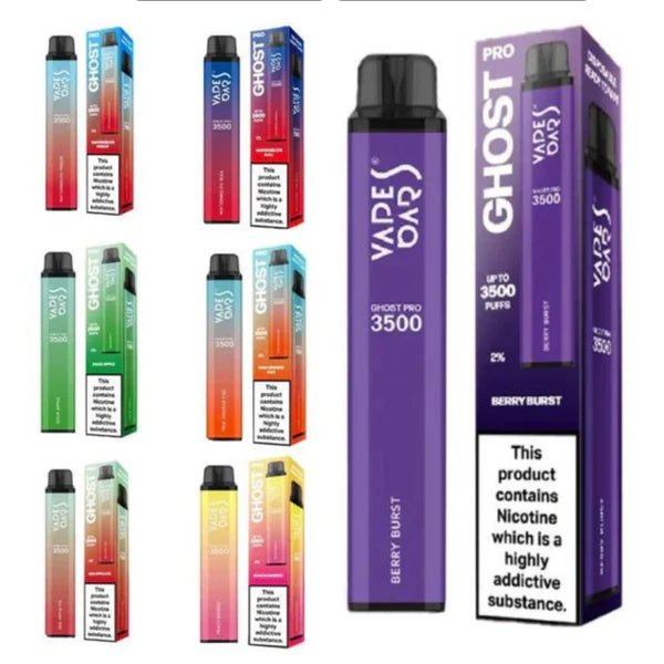 Vapes Bars Ghost Pro 3500 Puffs Disposable - 20mg | Vapors R Us LLC