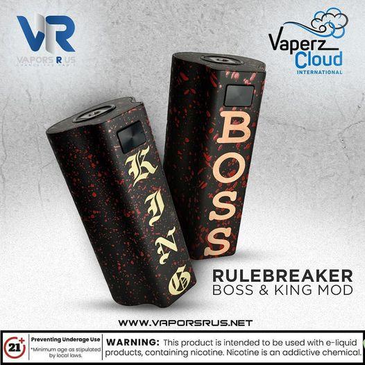 RuleBreaker – Black with Red Splatter (BOSS and KING) Mod