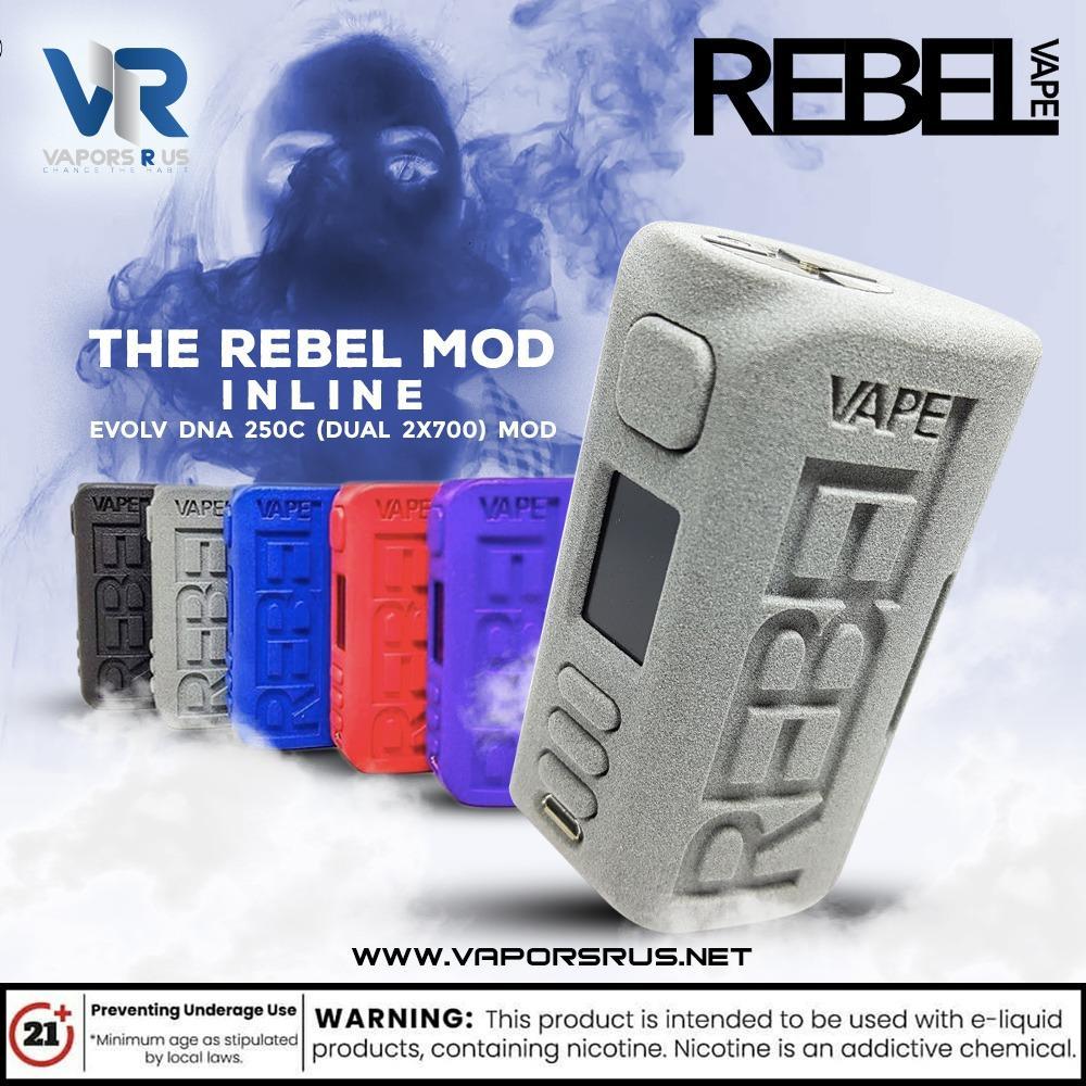 The Rebel Mod Inline - Evolv DNA 250C (Dual 2x700) MOD UAE Vapors R Us
