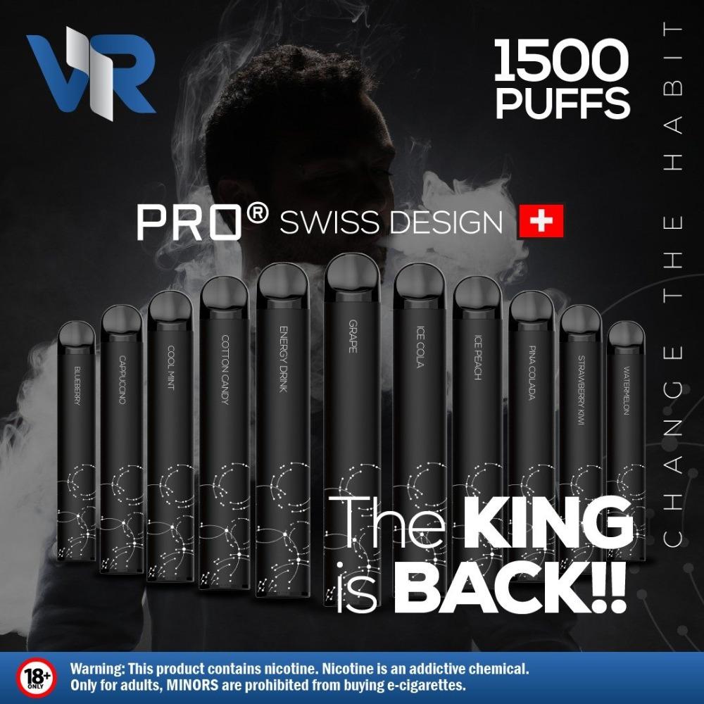 PRO Swiss Design 1500 Puffs Disposable Pen | Vapors R Us LLC