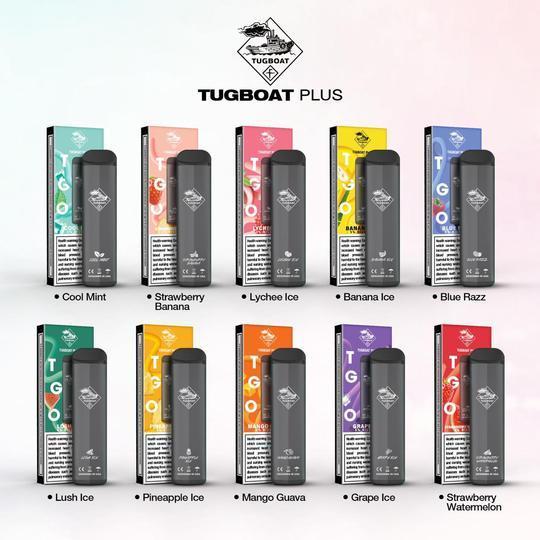 TUGBOAT - PLUS Disposable Pod Device 800 PUFFS | Vapors R Us LLC