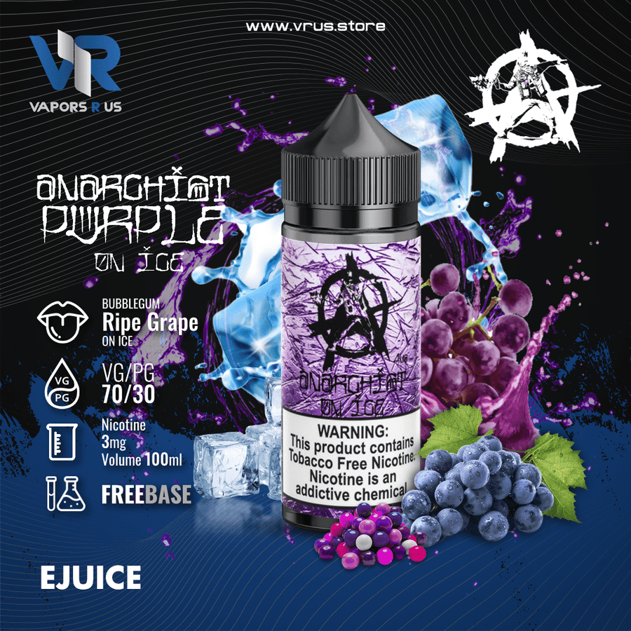 ANARCHIST - Purple On Ice 100ml | Vapors R Us LLC