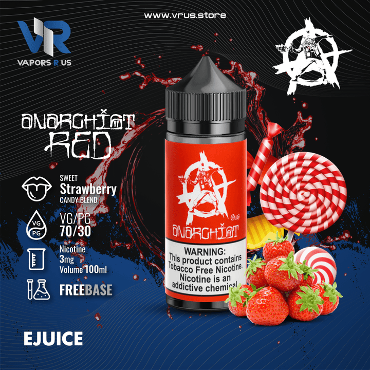 ANARCHIST - Red 100ml | Vapors R Us LLC