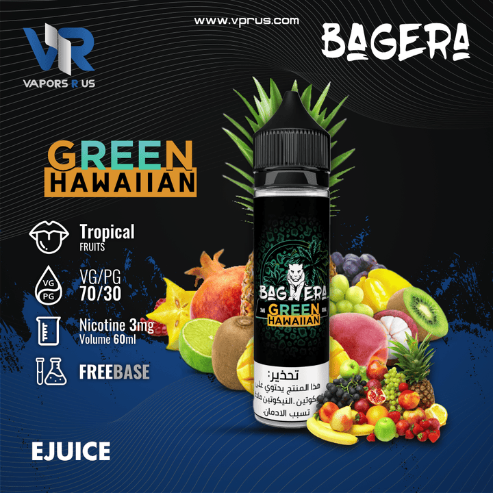 BAGERA - Green Hawaiian 60ml | Vapors R Us LLC