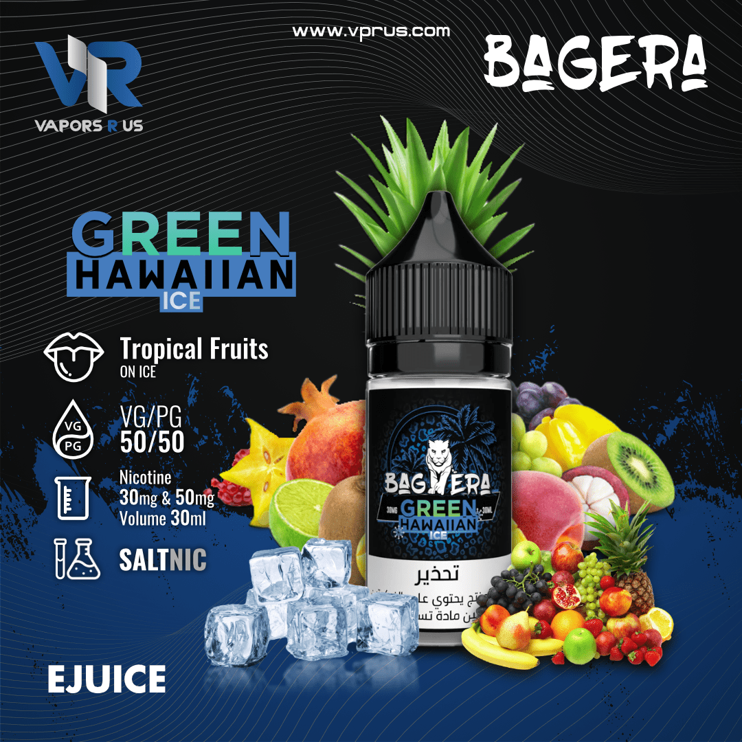 BAGERA - Green Hawaiian Ice 30ml (SaltNic) | Vapors R Us LLC