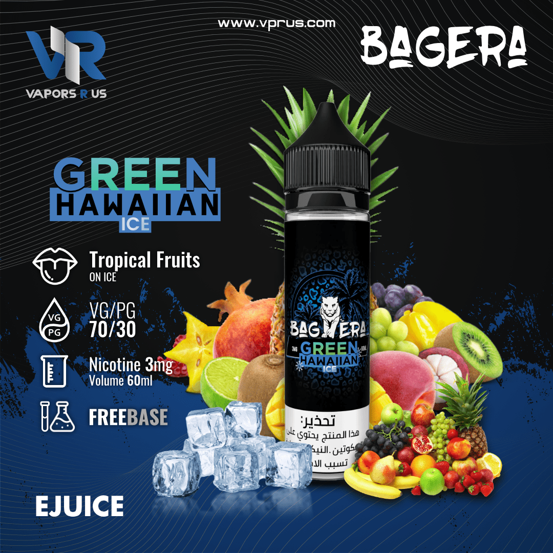 BAGERA - Green Hawaiian Ice 60ml | Vapors R Us LLC