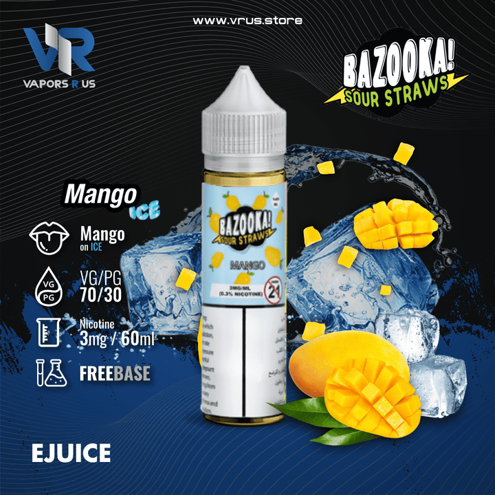 BAZOOKA - Mango Ice 3mg 60ml | Vapors R Us LLC