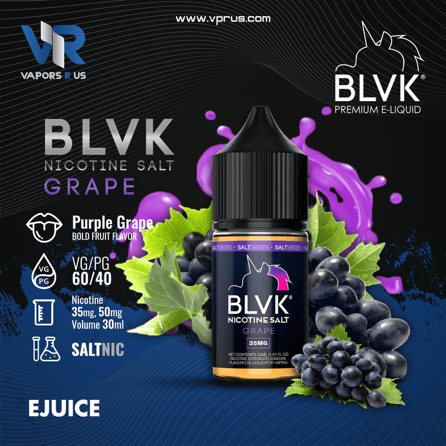 BLVK UNICORN - Grape 30ml (SaltNic) | Vapors R Us LLC