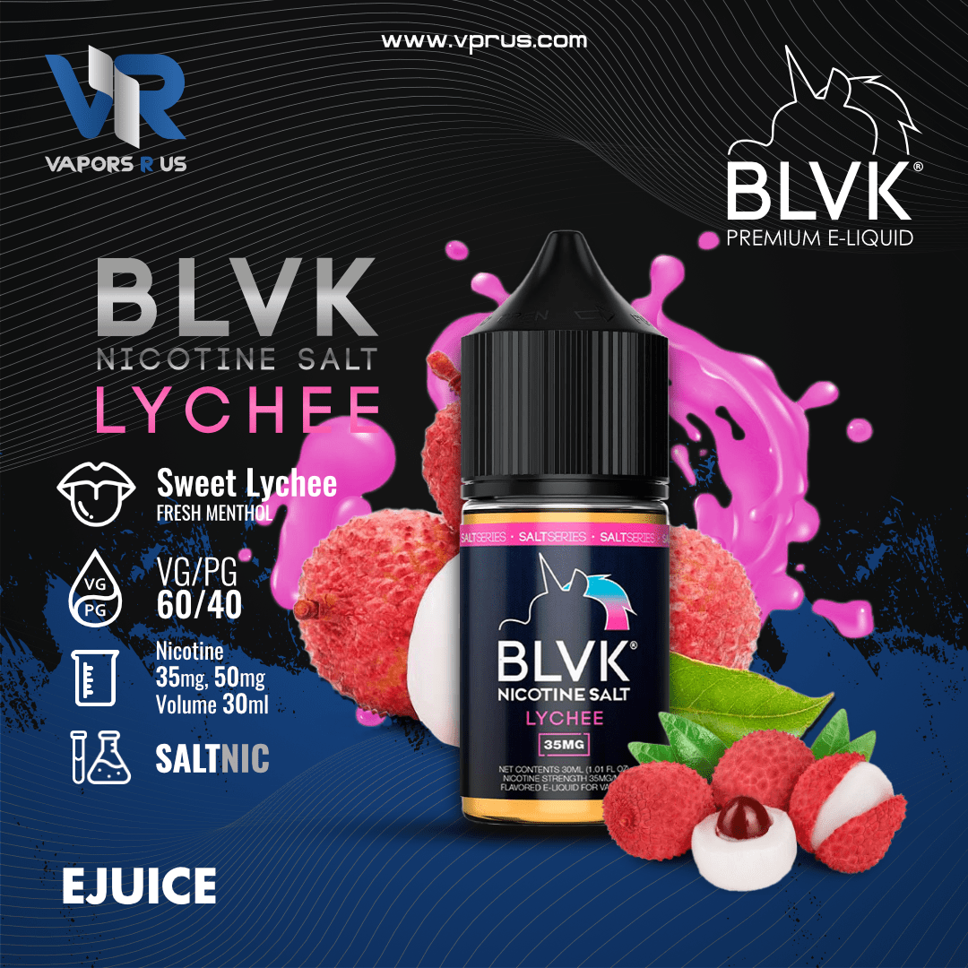 BLVK UNICORN - Lychee 30ml (SaltNic) | Vapors R Us LLC