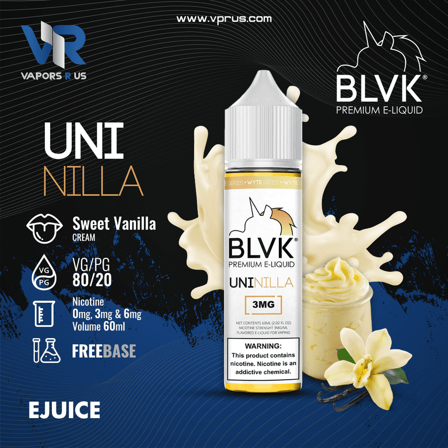 BLVK WYTE SERIES - UniNilla 60ml | Vapors R Us LLC