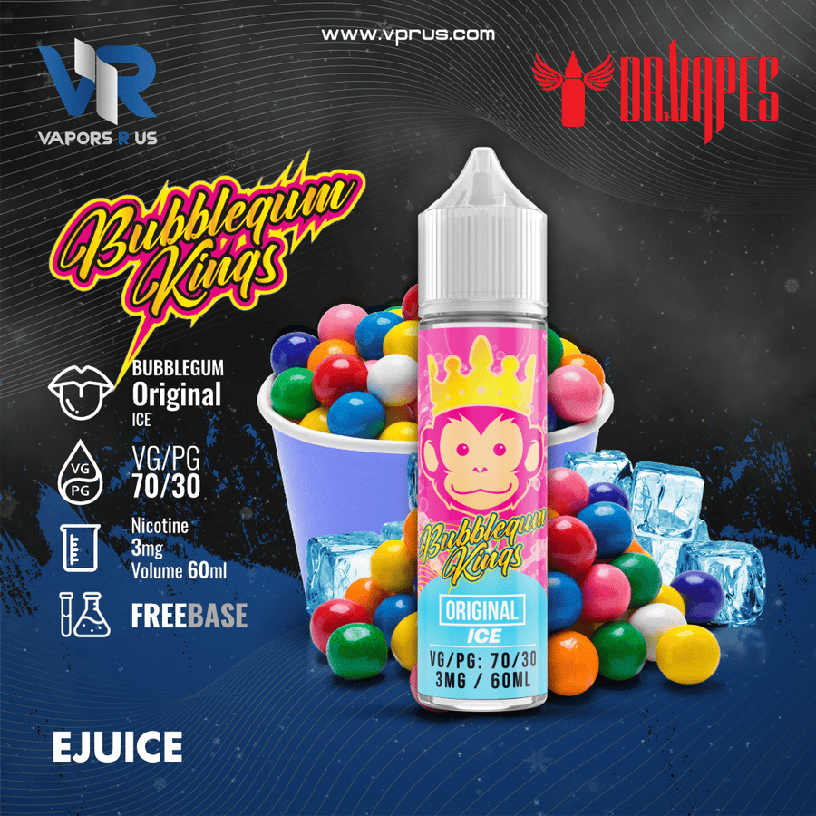 BUBBLEGUM KINGS - Original Ice 3mg | Vapors R Us LLC