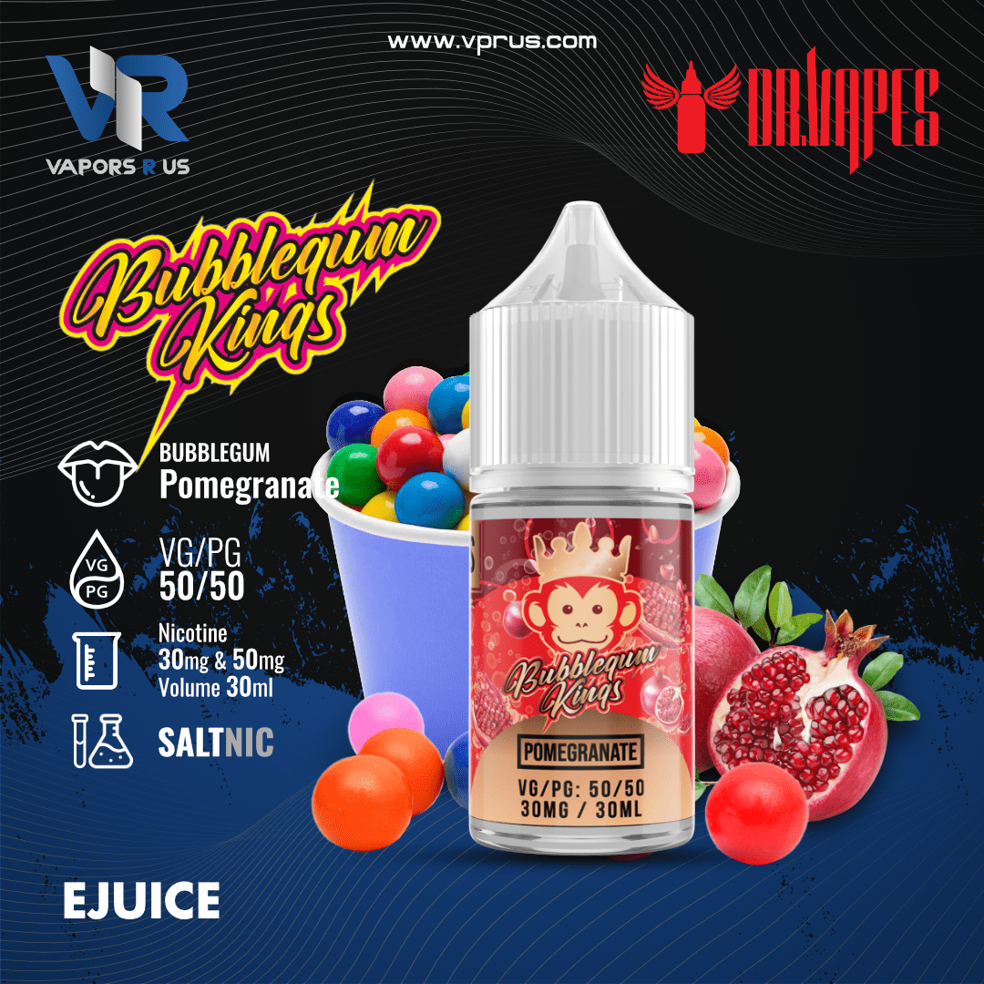 BUBBLEGUM KINGS - Pomegranate 30ml (SaltNic) | Vapors R Us LLC