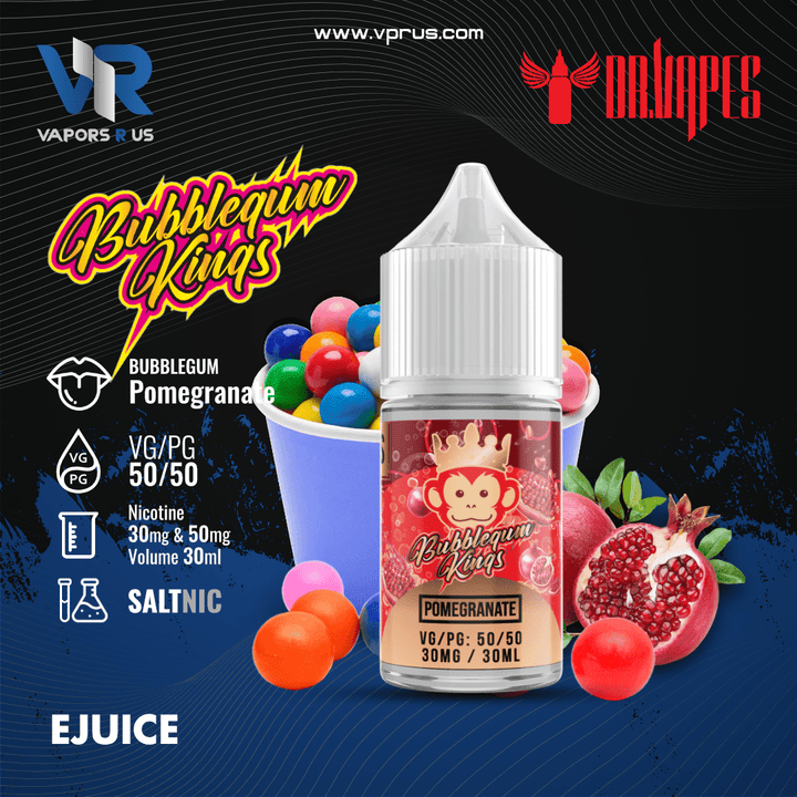 BUBBLEGUM KINGS - Pomegranate 30ml (SaltNic) | Vapors R Us LLC