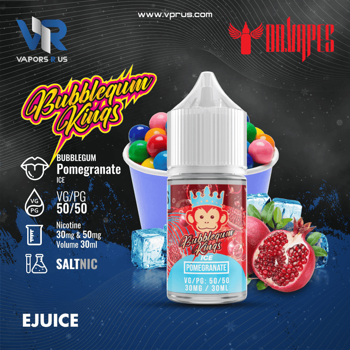 BUBBLEGUM KINGS - Pomegranate Ice 30ml (SaltNic) | Vapors R Us LLC