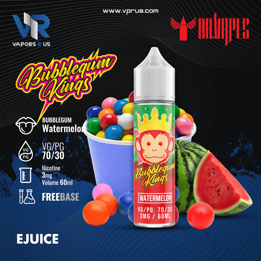 BUBBLEGUM KINGS - Watermelon 3mg | Vapors R Us LLC