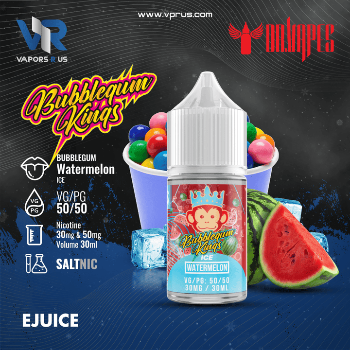 BUBBLEGUM KINGS - Watermelon Ice 30ml (SaltNic) | Vapors R Us LLC