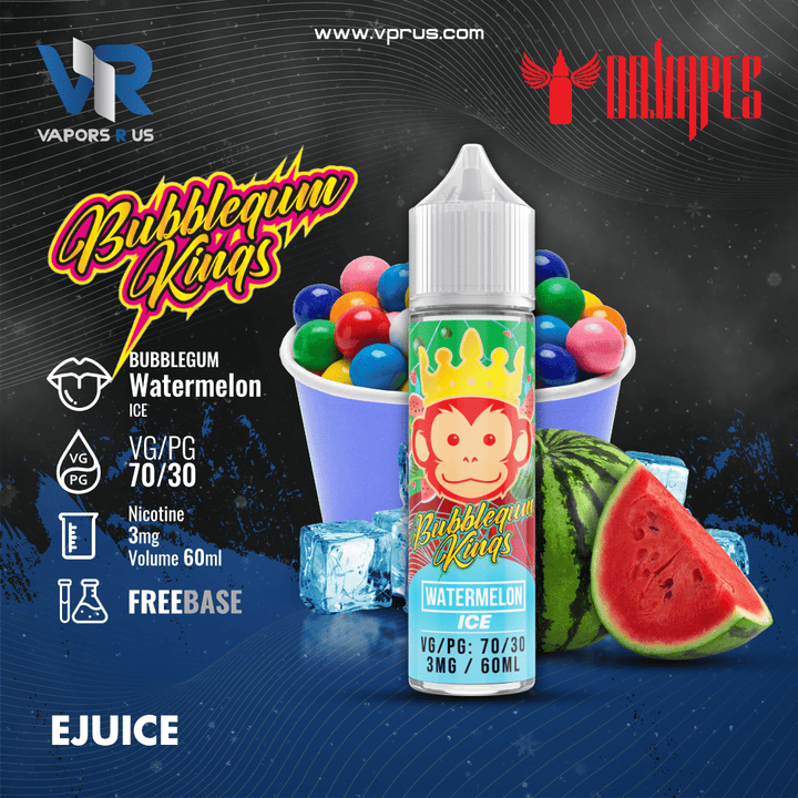 BUBBLEGUM KINGS - Watermelon Ice 3mg | Vapors R Us LLC