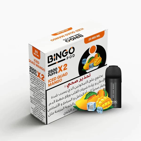 VOUG - BINGO POD 2500 PUFFS- 20mg | Vapors R Us LLC