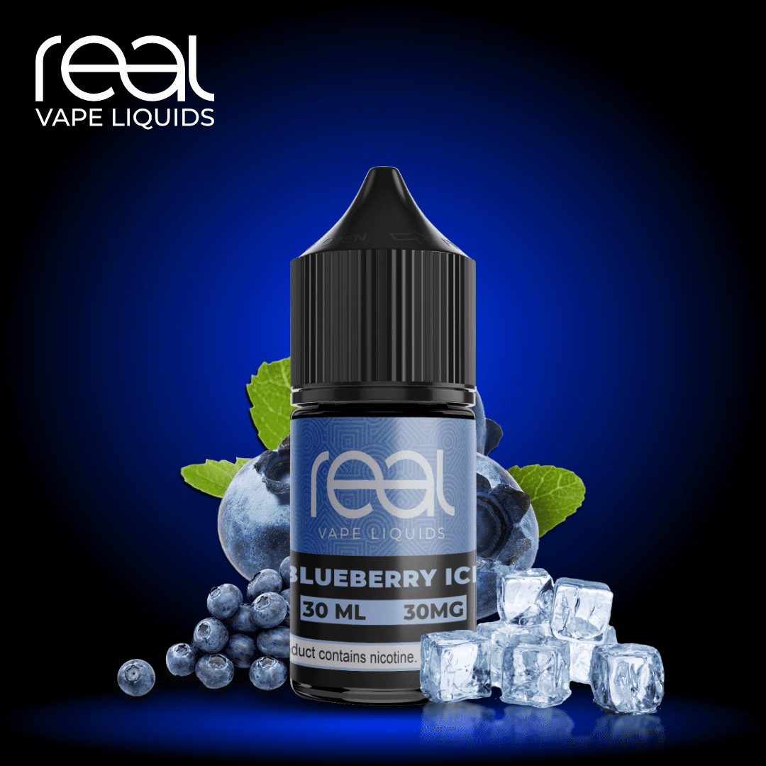 REAL VAPE - Blueberry Ice 30ml (SaltNic) | Vapors R Us LLC