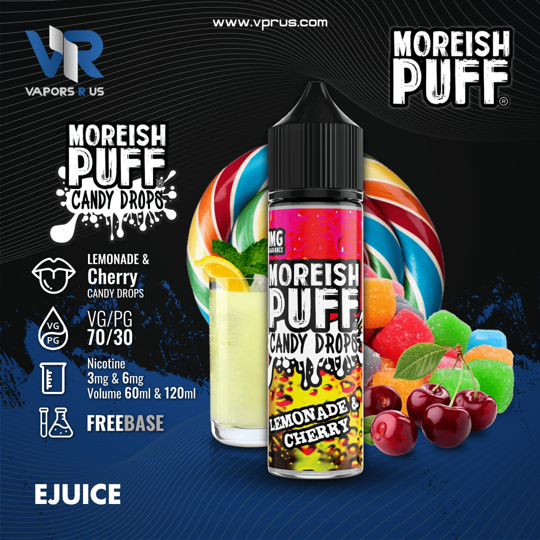 MOREISH PUFF CANDY DROPS - Lemonade Cherry | Vapors R Us LLC