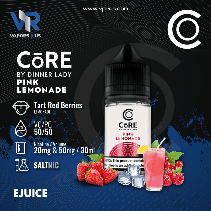 CORE - Pink Lemonade Ice 30ml (SaltNic) | Vapors R Us LLC