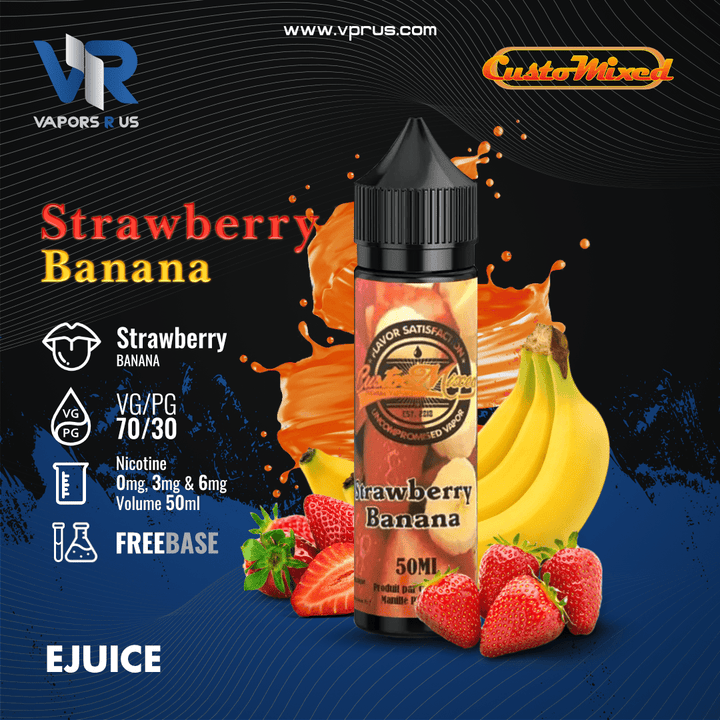 CUSTOMIXED - Strawberry Banana 50ml | Vapors R Us LLC