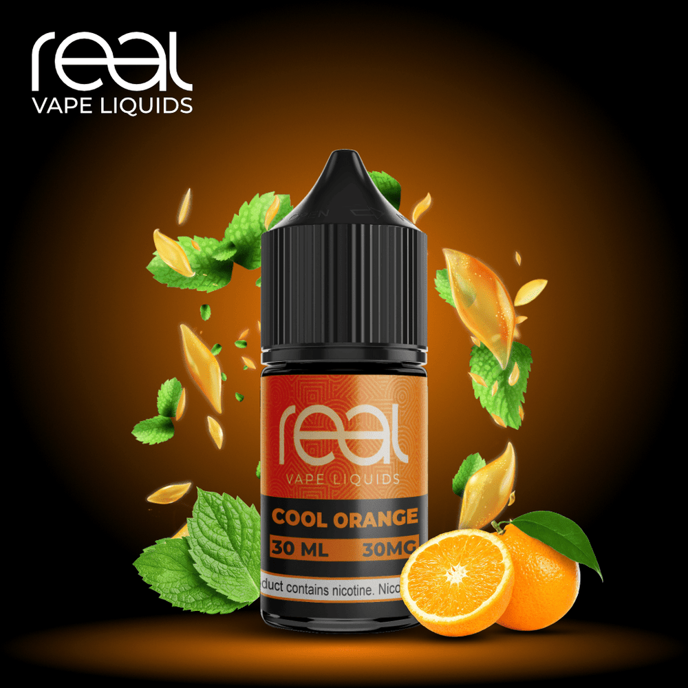 REAL VAPE - Cool Orange 30ml (SaltNic) | Vapors R Us LLC