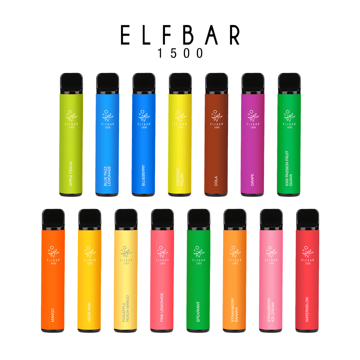 ELF BAR - 1500 Puffs Disposable Pod Device 850mAh | Vapors R Us LLC