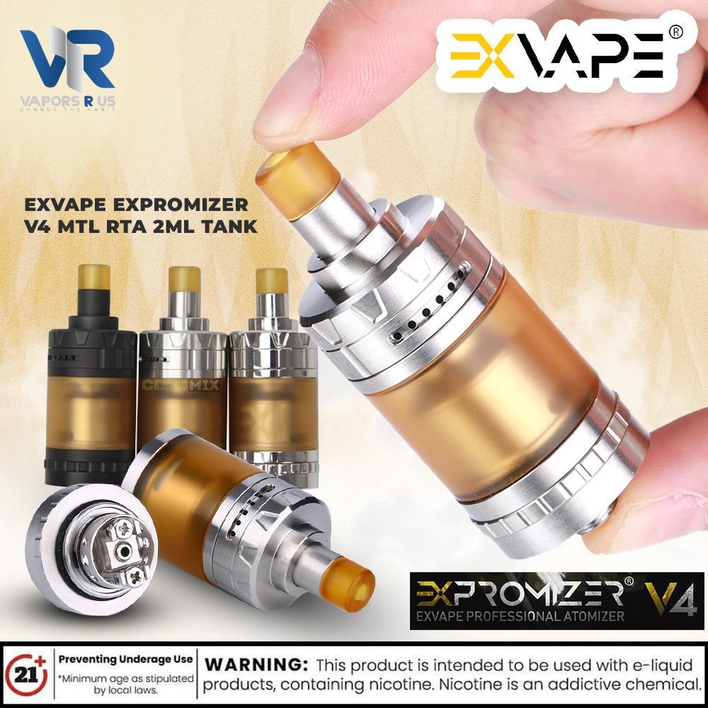Exvape Expromizer V4 MTL RTA 2ml TANK UAE Vapors R Us - The first vape