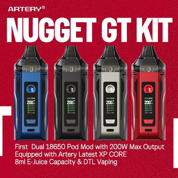 ARTERY - Nugget GT 200W Pod Kit | Vapors R Us LLC