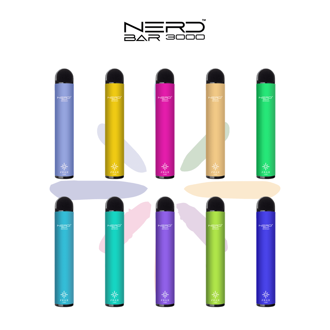 NERD - BAR 3000 Puffs (1000mAh - 20mg) Vapors R Us LLC NERD - BAR 3000 Puffs (1000mAh - 20mg) Vapors R Us LLC