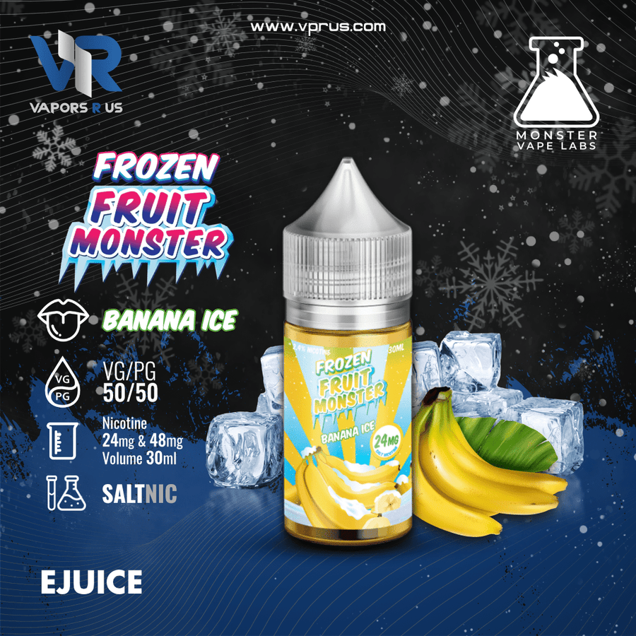 FROZEN FRUIT MONSTER - Banana Ice 30ml (SaltNic) | Vapors R Us LLC