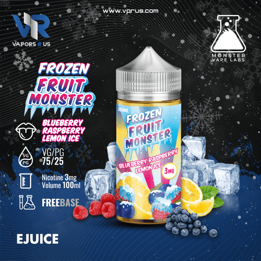 Sio-vape Juice Monster Vape Lab's - Blueberry Raspberry Lemon 120ml Salt Nic Australia Sio-vape Juice Monster Vape Lab's - Blueberry Raspberry Lemon 120ml Salt Nic Australia