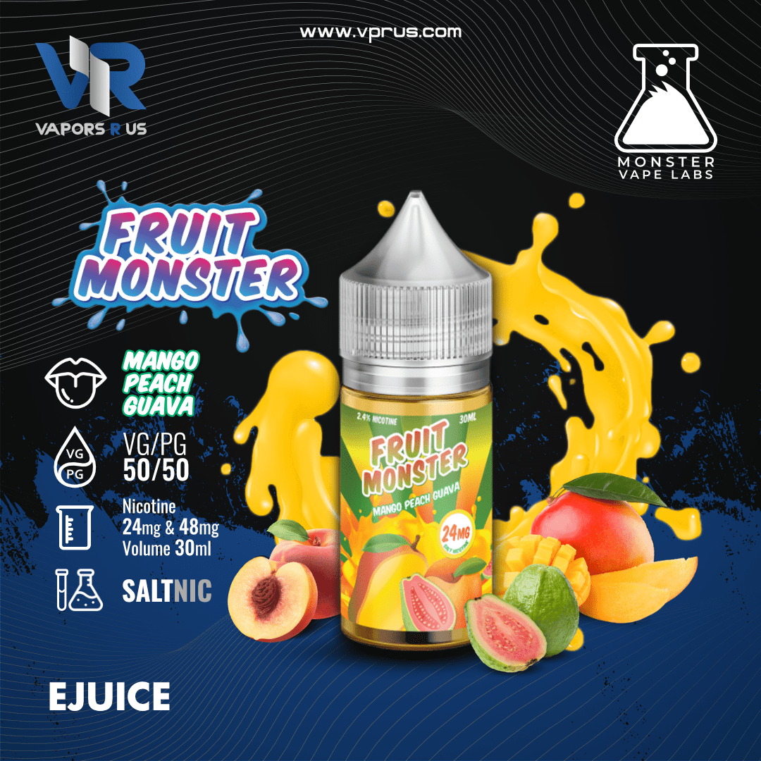 FRUIT MONSTER - Mango Peach Guava 30ml (SaltNic) | Vapors R Us LLC