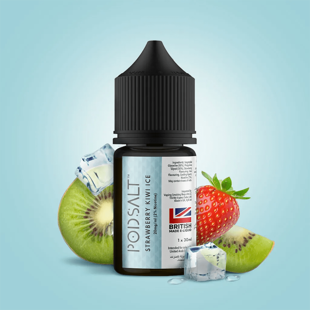 POD SALT FUSIONS - Pacha Mama Strawberry Kiwi Ice 30ml (SaltNic) | Vapors R Us LLC