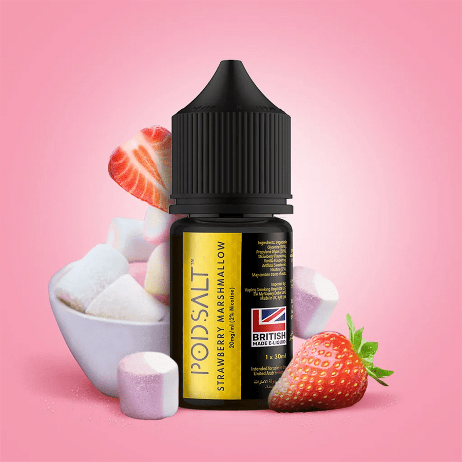 POD SALT FUSIONS - Strawberry Marshmallow Man 3 30ml (SaltNic) | Vapors R Us LLC