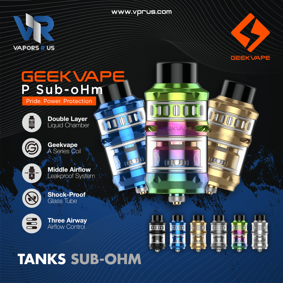 GEEKVAPE - P Subohm Tank 5ml | Vapors R Us LLC