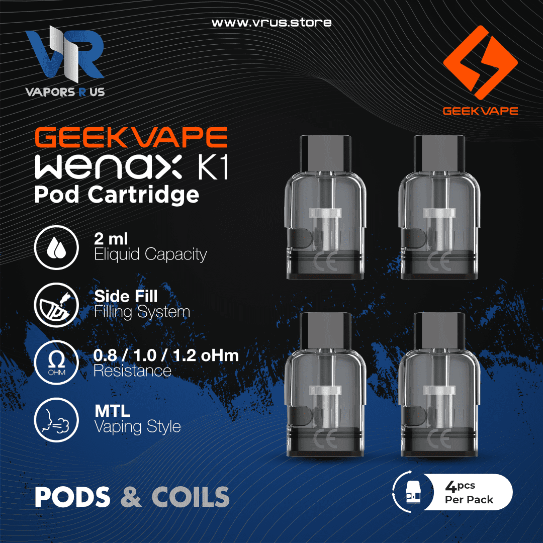 GEEKVAPE - Wenax K1 Pod Cartridge 2ml | Vapors R Us LLC