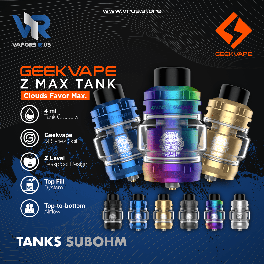 GEEKVAPE - Z MAX (Zeus Max) Tank | Vapors R Us LLC